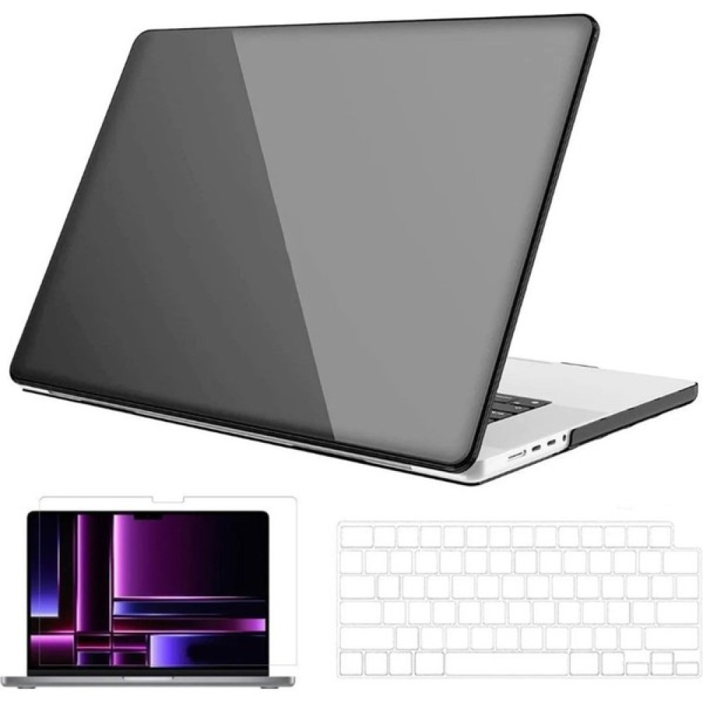 Nezih Case Macbook Pro 14 Inç M3 / M3 Pro / M3 Max A2992 A2918 Uyumlu 360 Tam Koruma Kılıf+Klavye Kılıfı+Film - no4 Tablet Pc Aksesuarları Fiyatı