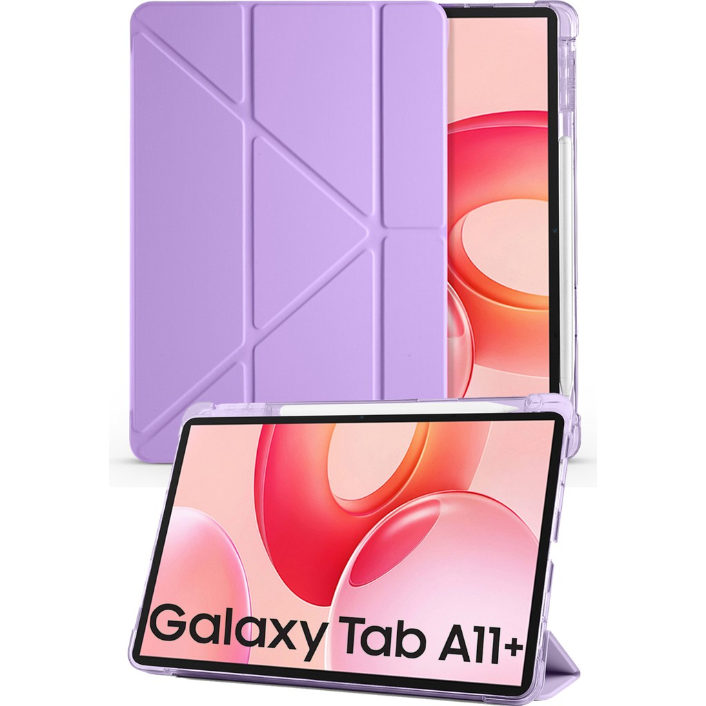 Nezih Case Samsung Galaxy Tab A11 Plus X230 11 Inç Uyumlu Akıllı Kalem Bölmeli Tablet Kılıfı - Lila Tablet Kılıfı Fiyatı