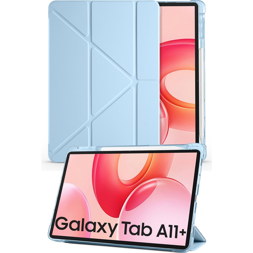 Nezih Case Samsung Galaxy Tab A11 Plus X230 11 Inç Uyumlu Akıllı Kalem Bölmeli Tablet Kılıfı - Mavi Tablet Kılıfı Fiyatı