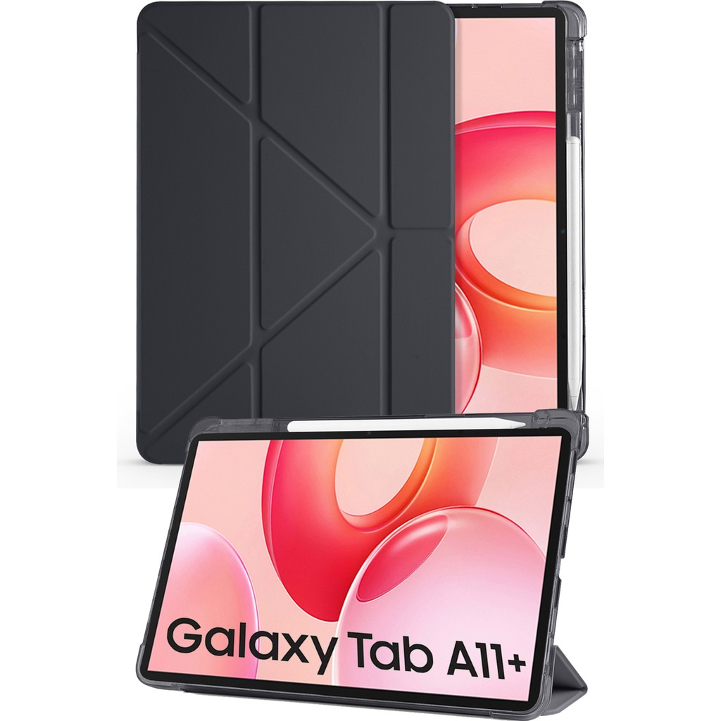 Nezih Case Samsung Galaxy Tab A11 Plus X230 11 Inç Uyumlu Akıllı Kalem Bölmeli Tablet Kılıfı - Siyah Tablet Kılıfı Fiyatı