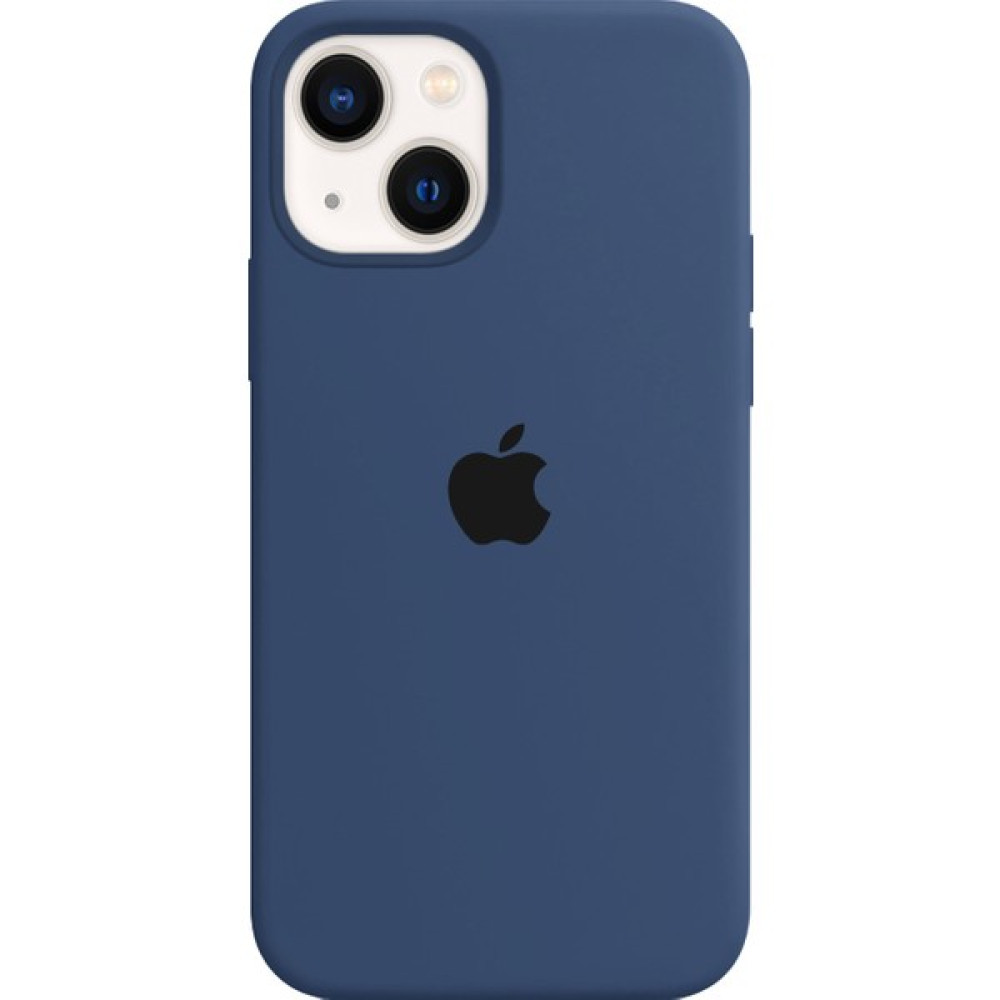 NFZ Apple iPhone 13 Silikon Kılıf Logolu Lansman Kılıf - Açık Lacivert Cep Telefonu Kılıfı Fiyatı