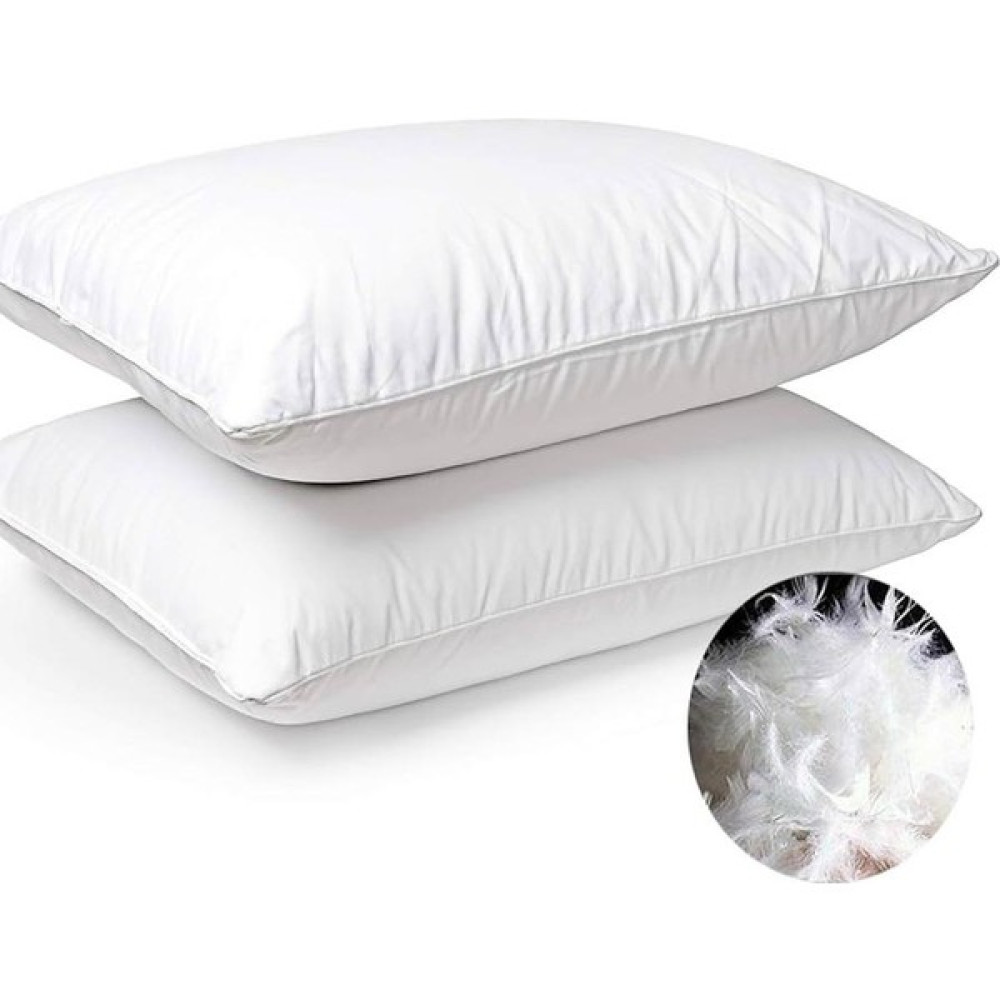 NHR Home Kaz Tüyü Yastık %15 Gıdık 50X70 1150GR 1 Adet - 50 x 70 cm - Beyaz Yastık Fiyatı