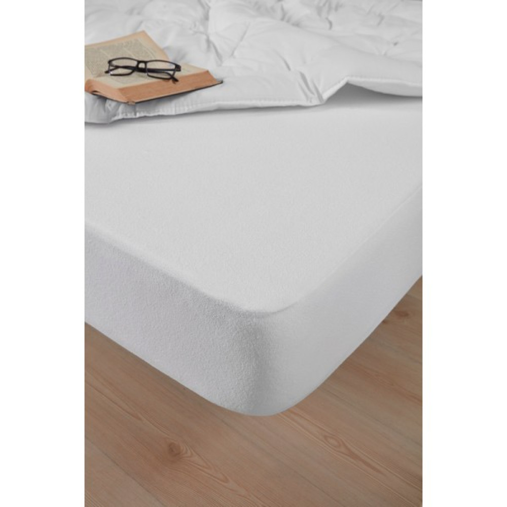 NHR Home Pamuklu Fitted Yatak Alezi - 180 x 200 cm - Beyaz Alez / Yatak Koruyucu Fiyatı