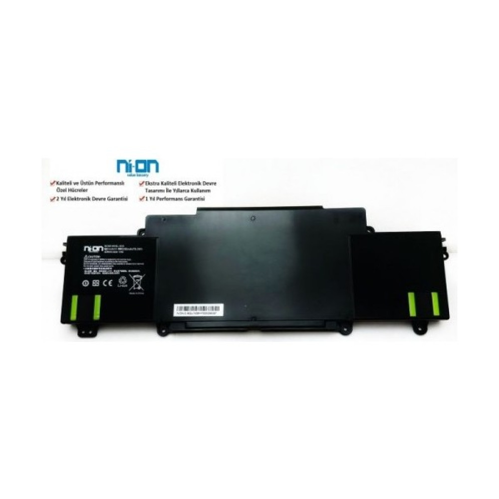 Ni-On Casper excalibur G850.8750-85G0A Notebook Bataryası - Siyah Laptop Batarya Pil Fiyatı