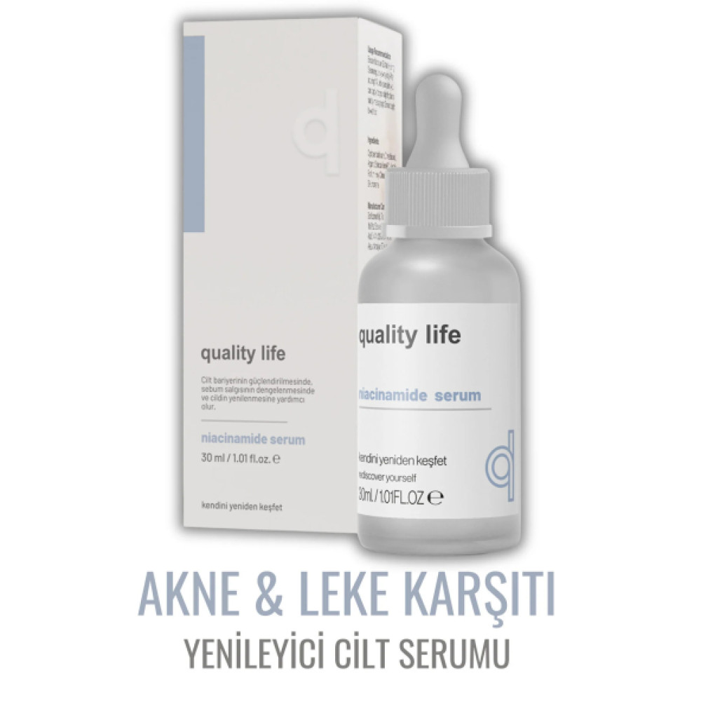 Niacinamide Cilt Serumu - ( Niacinamide 10% Zinc 1%) Yenileyici Leke Akne Sivilce Karsiti Serum Akne ve Sivilce Bakımı Fiyatı