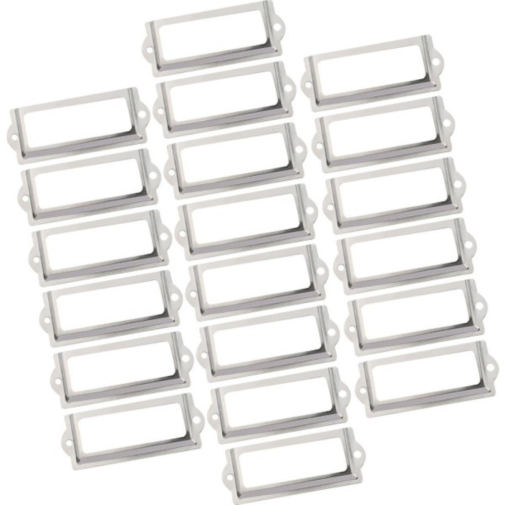 Niazi 20pcs Vintage Style Dosya Etiket Tutucu Çekmece Çekmece Çekmece Box Argent (Yurt Dışından) Dresuar / Makyaj Masası Fiyatı