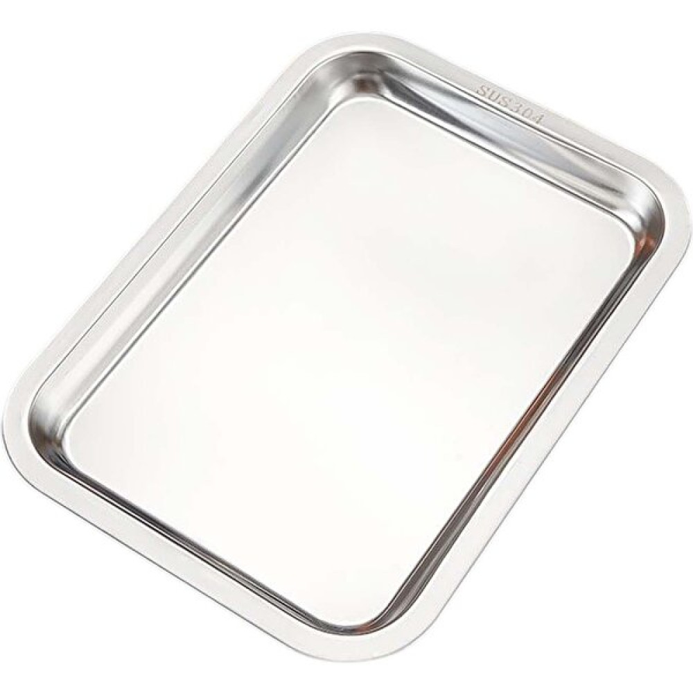 Niazi Paslanmaz Çelik Fırın Tepsisi Çerez Tabakası Fırın Tavası Için Aile Toplantısı 27cmx20cmx2,5cm (Yurt Dışından) - ------ - Renkli Servis Tepsisi Fiyatı