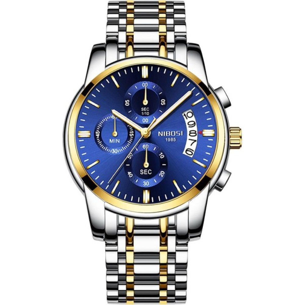 Nibosi Chronograph Mens 2353 Su Geçirmez Paslanmaz Çelik Saatler (Yurt Dışından) Kol Saatleri Fiyatı