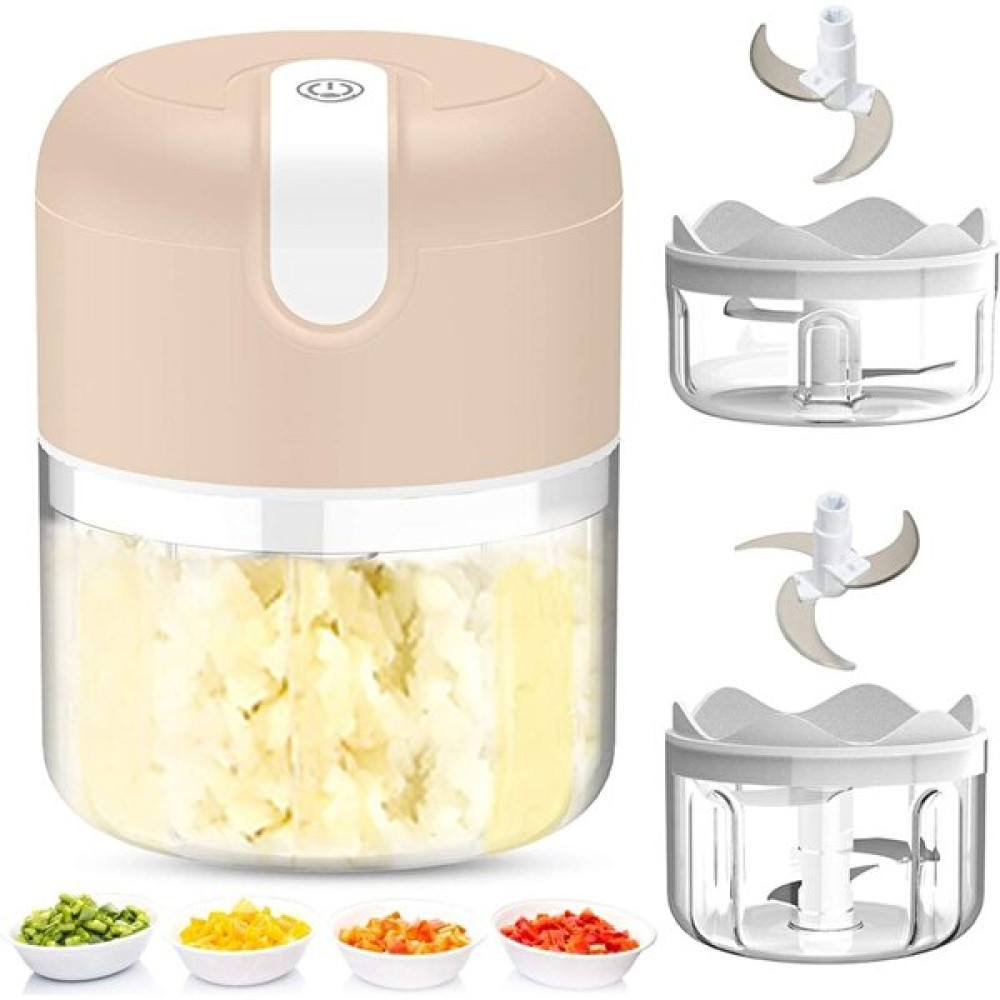 Nice Day Mini Gıda Doğrayıcı İçin Sarımsak Kıyma Makinesi 250 ml (Yurt Dışından) - Pembe Blenderler Fiyatı