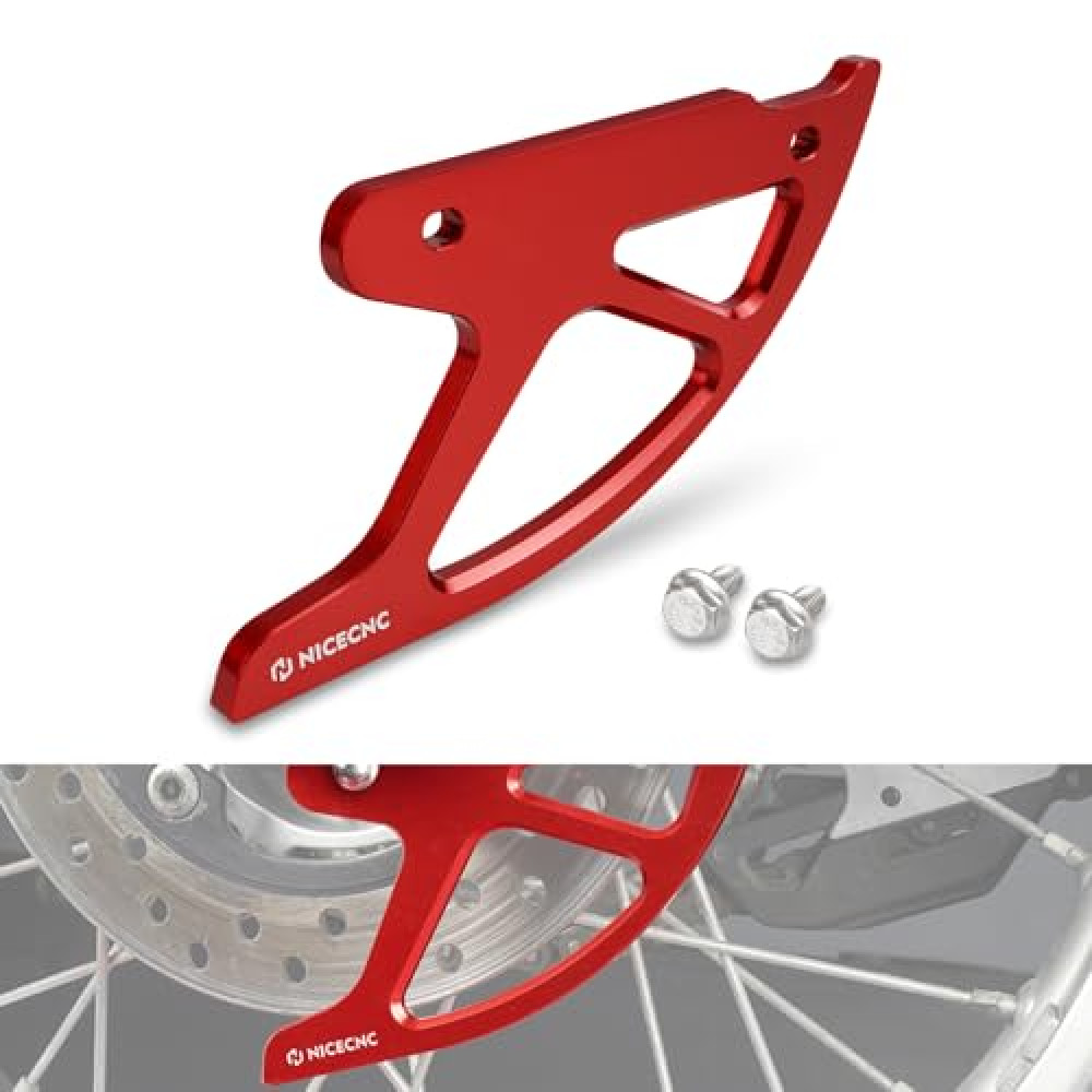 NICECNC Caliper Guard Rear Brake Disc Guard Dirt Bike Compatible with Honda XR250R 1990-2004 XR600R 1991-2000 XR400R 1996-2004 XR650L 1993 1994 1995 1996 1997 1998 1999-2024