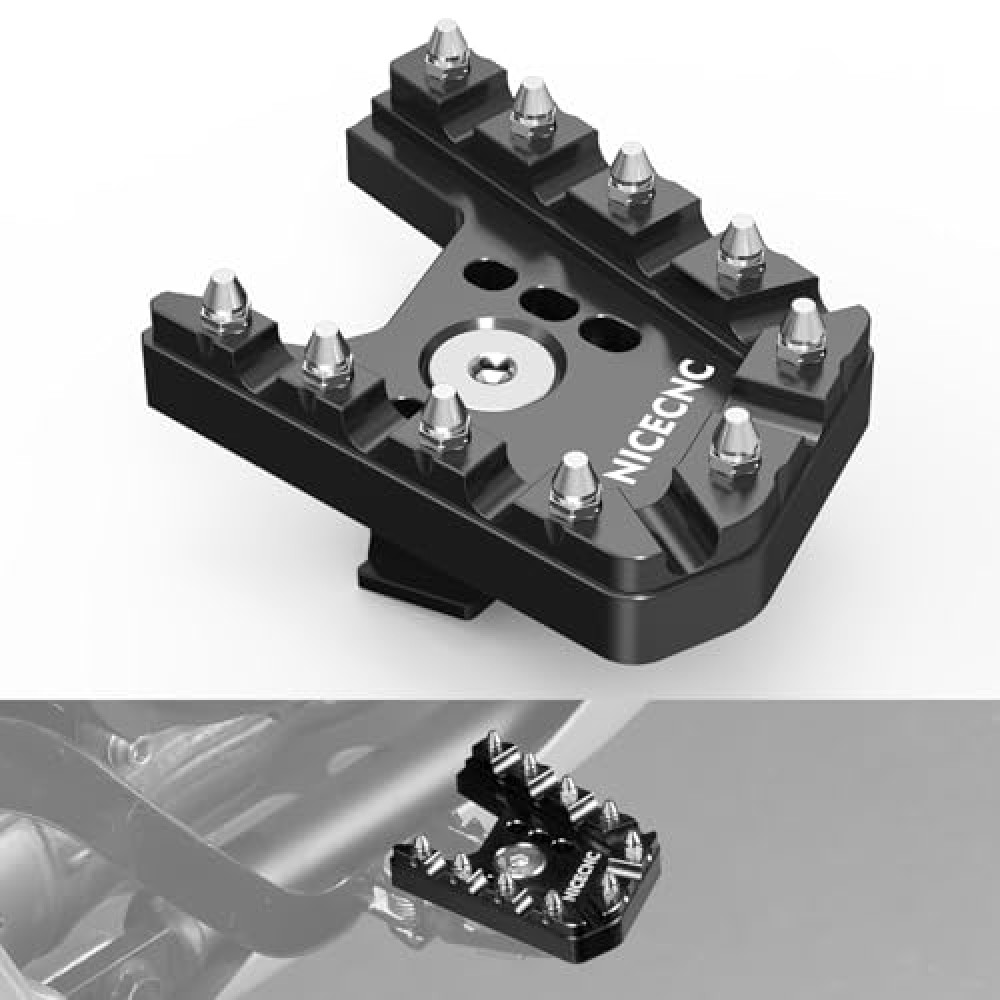NICECNC Motorcycle Brake Lever Extension Pedal Foot Brake Pedal Extender Compatible with Yamaha Tenere 700/XTZ700 2019 2020 2021 2022 2023 2024, Tenere 700 Rally Edition 2020-2024, Black