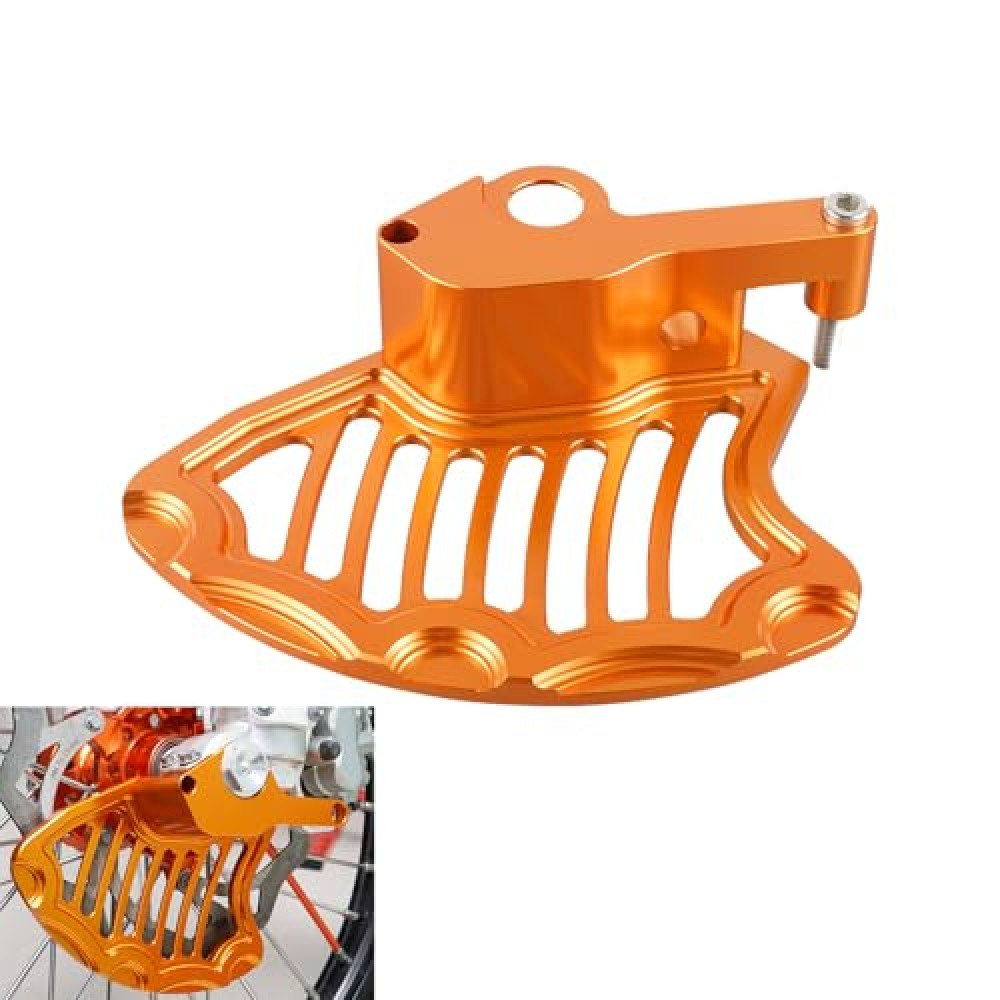 NICECNC Orange Front Brake Rotor Cover Shield Guard Protector Compatible with KTM 125-450 XC/XCF/SX/SXF 2015 SX/SXF/XC/XCF/EXC/EXCF/XCW/TPI/SD/6D 125-500 2016-2023 See Fitment