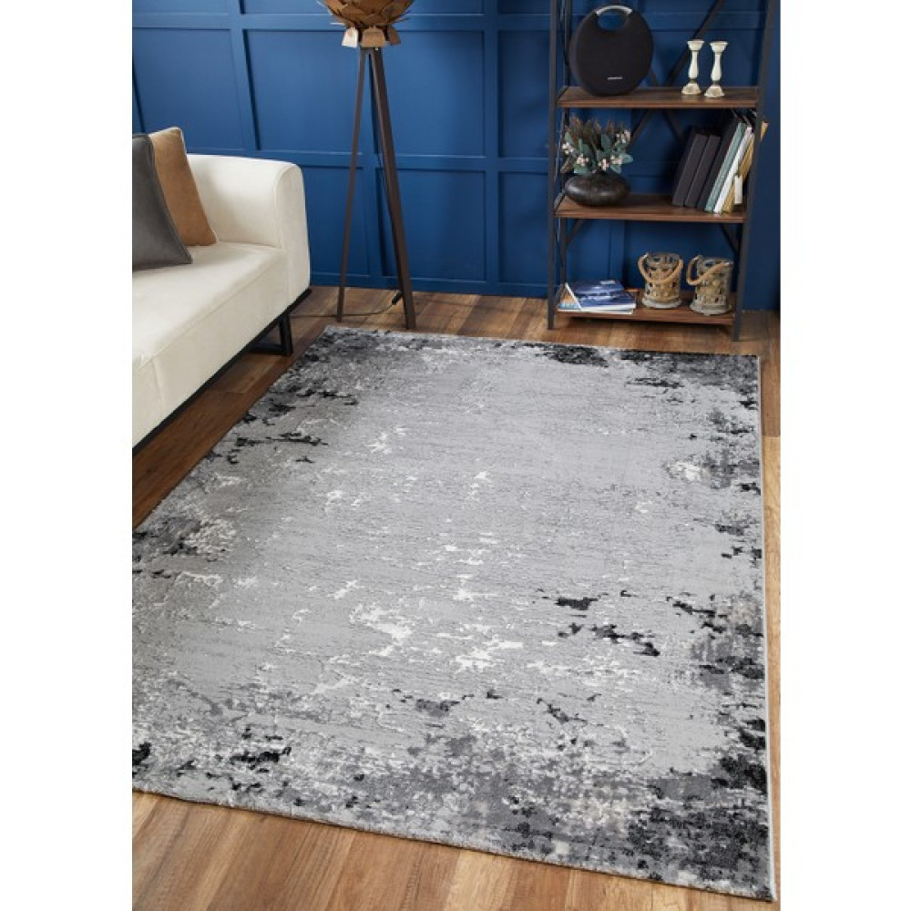 Niceness Gri Siyah Halı NP252 - Gri - Siyah - 160 x 220 cm Salon Halısı Fiyatı