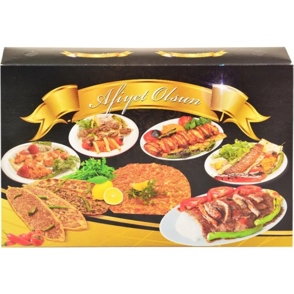 Niceplast Kebap Pide Lahmacun Kutusu 1 kg 100'LÜ 17 x 25 x 4.5 cm Oto Boyaları Fiyatı