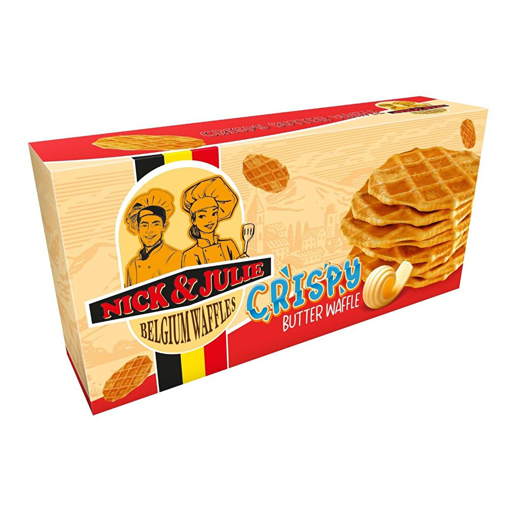 Nick & Julie Belgium Çıtır Terayağlı Waffles 180 g Bisküvi ve Kek Fiyatı