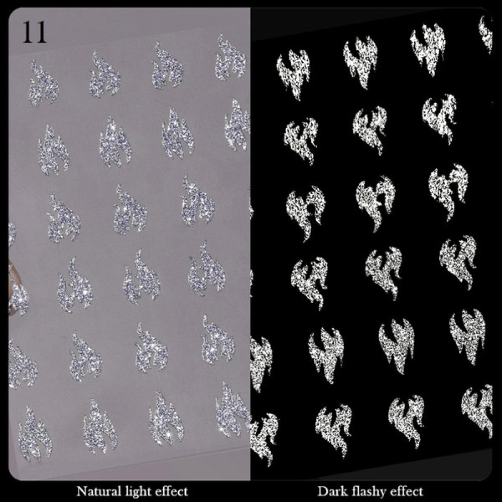 Nicole Diary 3D Reflektif Efekt Nail Art Sticker Model - 11 (55881- 11) - Renkli Oto Boyaları Fiyatı