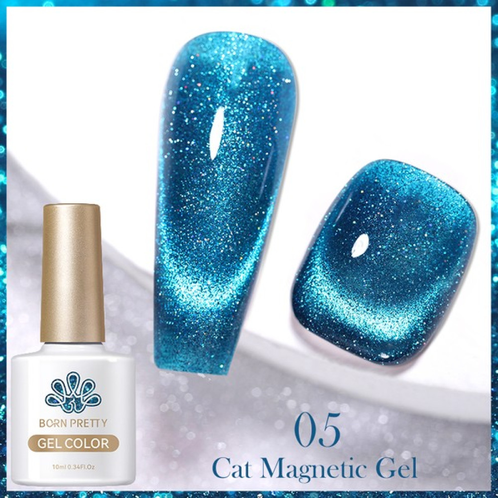 Nicole Diary Born Pretty 10ML Reflektörlü Kedi Gözü Manyetik (Reflectıve Cat Eye Magnetıc) Kalıcı Oje - 5 Oje Fiyatı