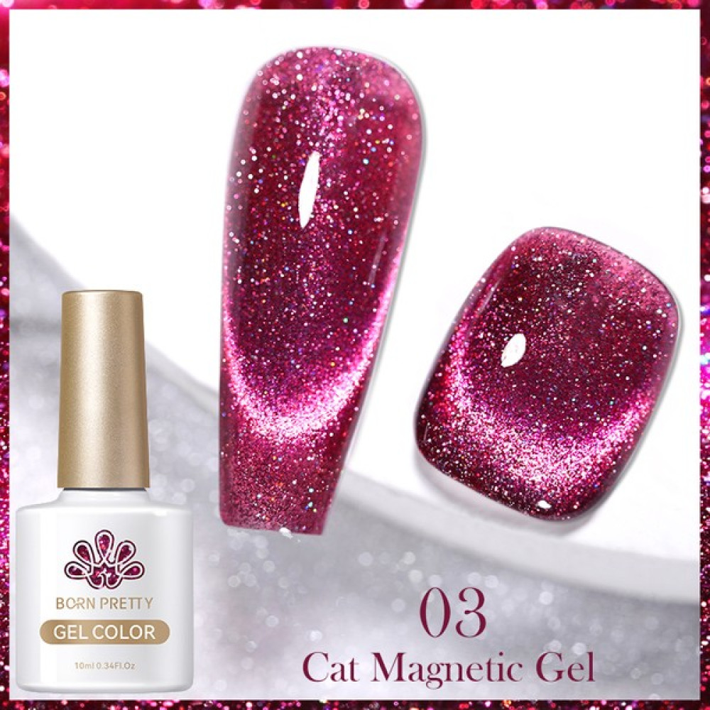 Nicole Diary Born Pretty 10ML Reflektörlü Kedi Gözü Manyetik (Reflectıve Cat Eye Magnetıc) Kalıcı Oje - 7 Oje Fiyatı