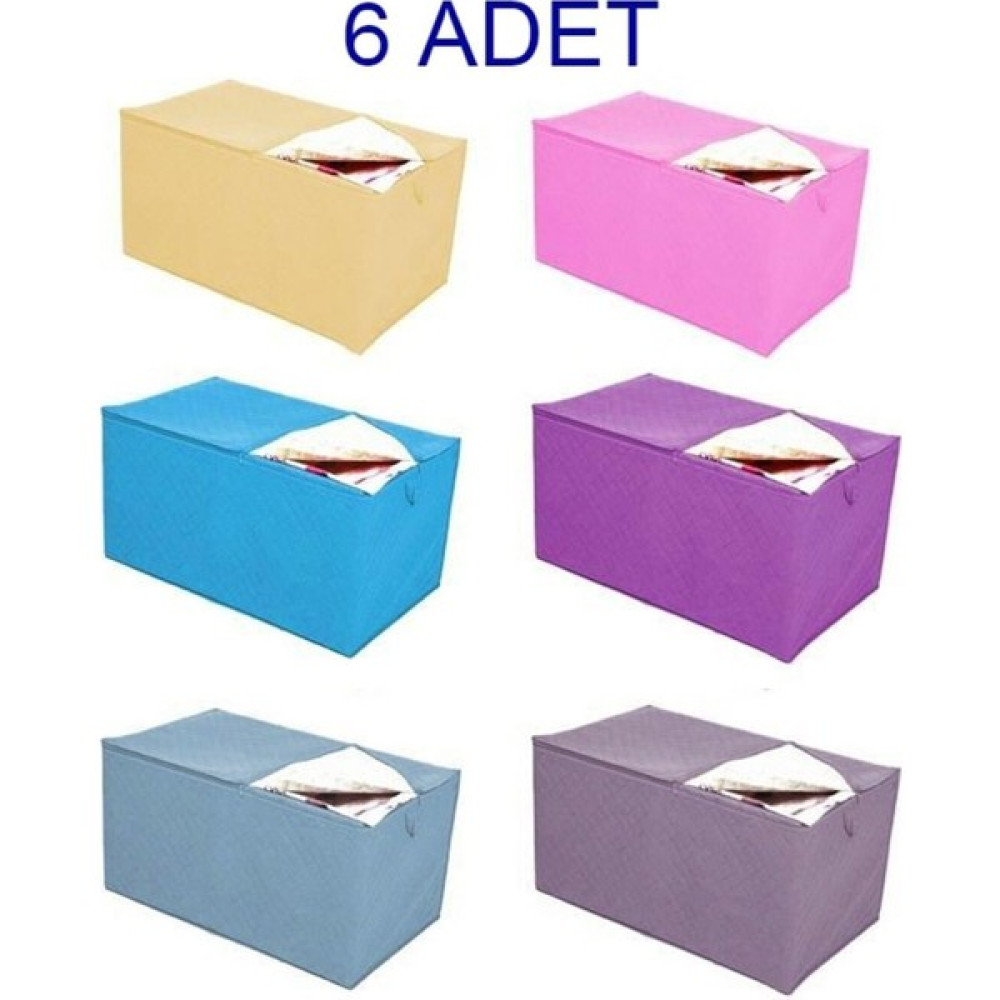 Nida Collection 6 Adet Hurç Yorgan Hurcu 110 x 50 x 45 cm 6 Lı Büyük Mega Boy Pure Pearl Hurç Fiyatı