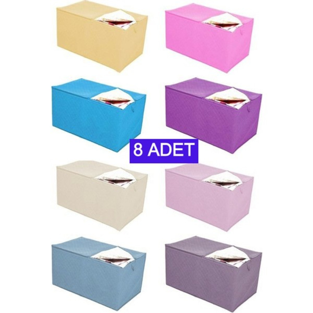 Nida Collection 8 Adet Hurç Yorgan Hurcu 110X50X45 cm 8 Li Büyük Mega Boy Hurç Fiyatı