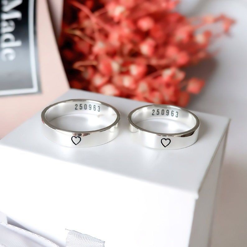 Nida Jewelry 925 Ayar Gümüş Çift Kalp Tarih Yüzük - Gri - Standart Gümüş Yüzük Fiyatı