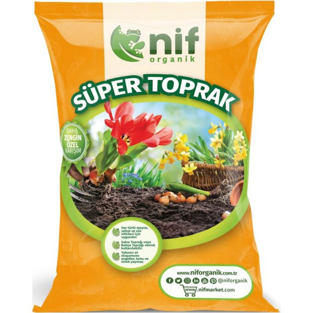 Nif Organik Süper Toprak 20 L Gübre Fiyatı