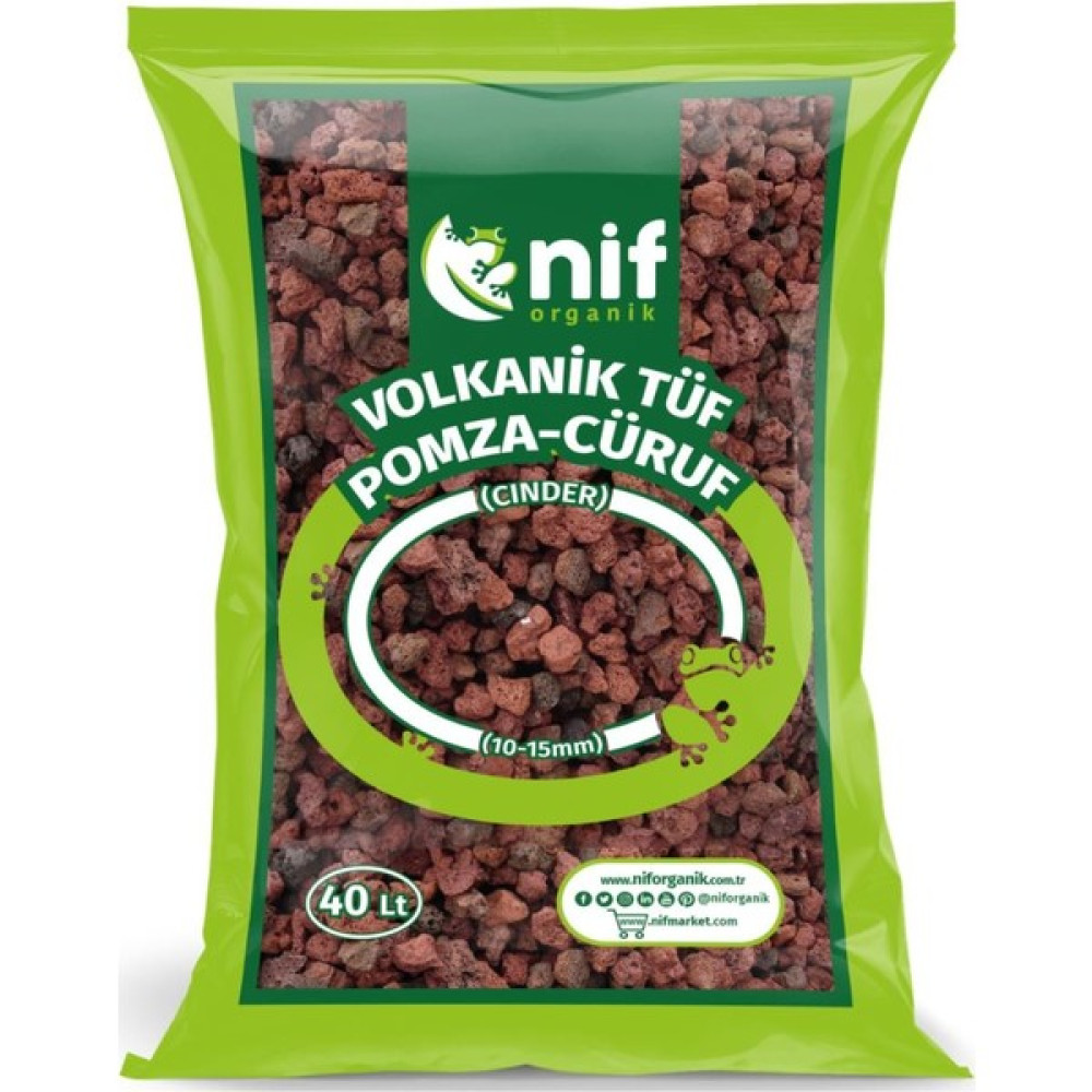 Nif Organik Volkanik Tüf 10 15 mm Pomza Cüruf Lav Taşı 5 lt Dekoratif Bahçe Ürünleri Fiyatı