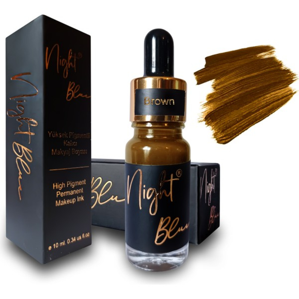 Night Blue Kalıcı Makyaj Boyası - Brown Oto Boyaları Fiyatı
