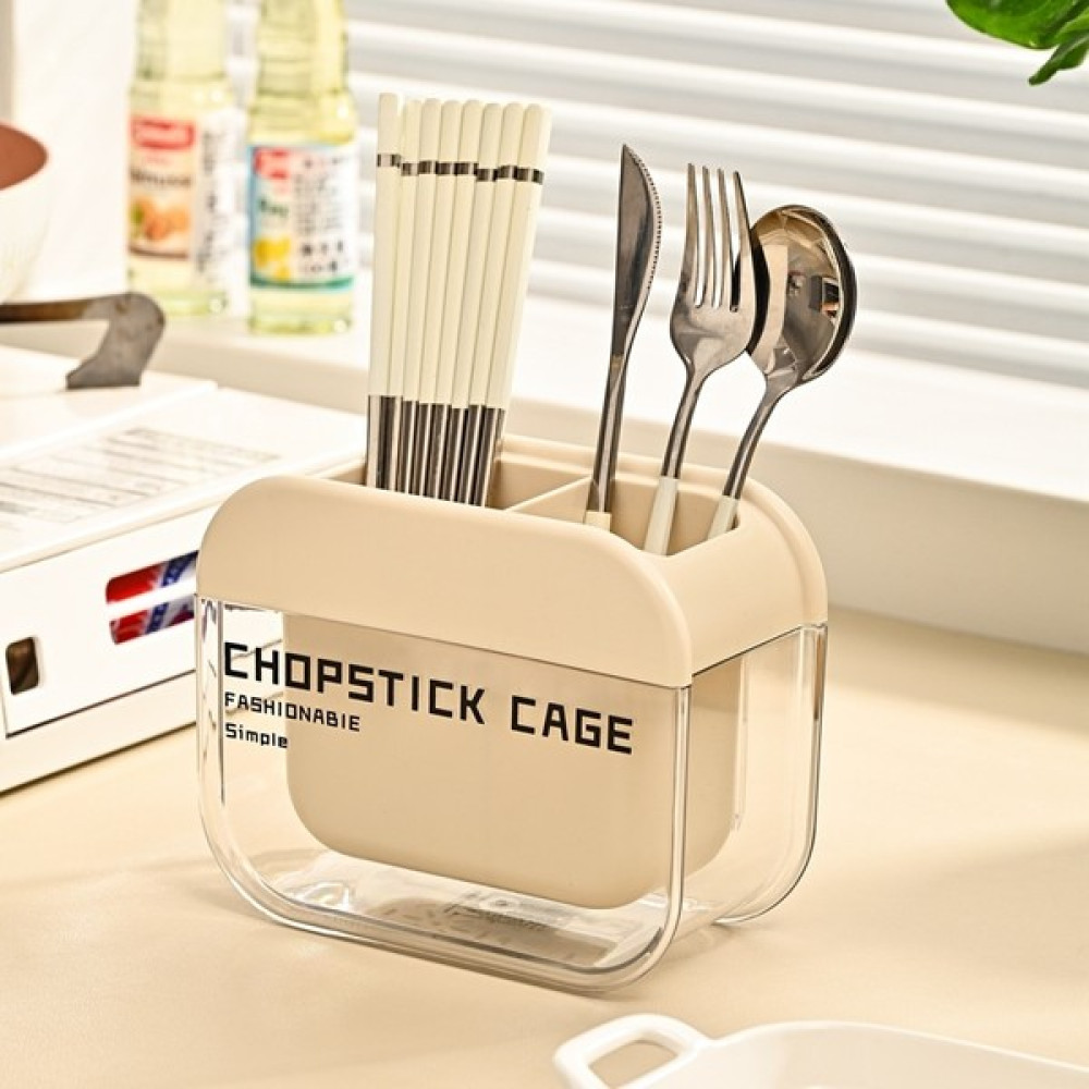 Night Rosee Chopstick Cage Household Yüksek Güzel Chopsticks ve Fork Drain Storage Rack (Yurt Dışından) - Krem Rengi Oto Boyaları Fiyatı