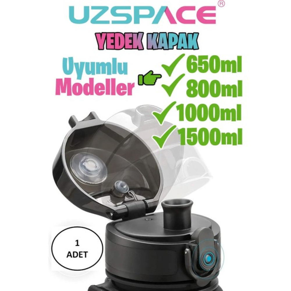 Night Shop Uzspace 650 - 800 - 1000 ml -Yedek Kapak Suluk Fiyatı