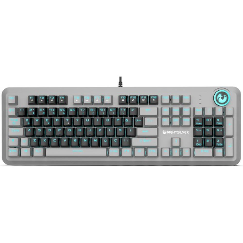 Nightsilver Astra Blue Mavi Switch Çift Renk Gaming Mekanik Oyuncu Klavyesi Oyuncu Klavyesi Fiyatı