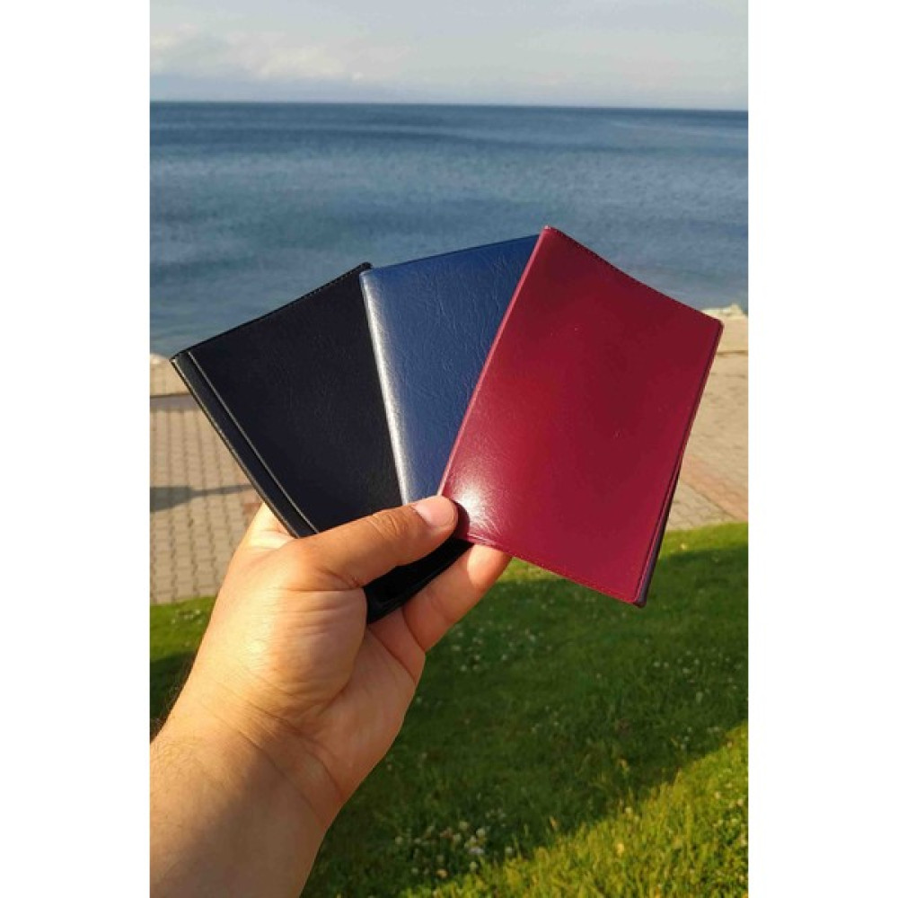 Nihay 3'lü Paket Hakiki Deri Görünümlü Pvc Pasaport Kabı Kılıfı Çanta (Outdoor) Fiyatı