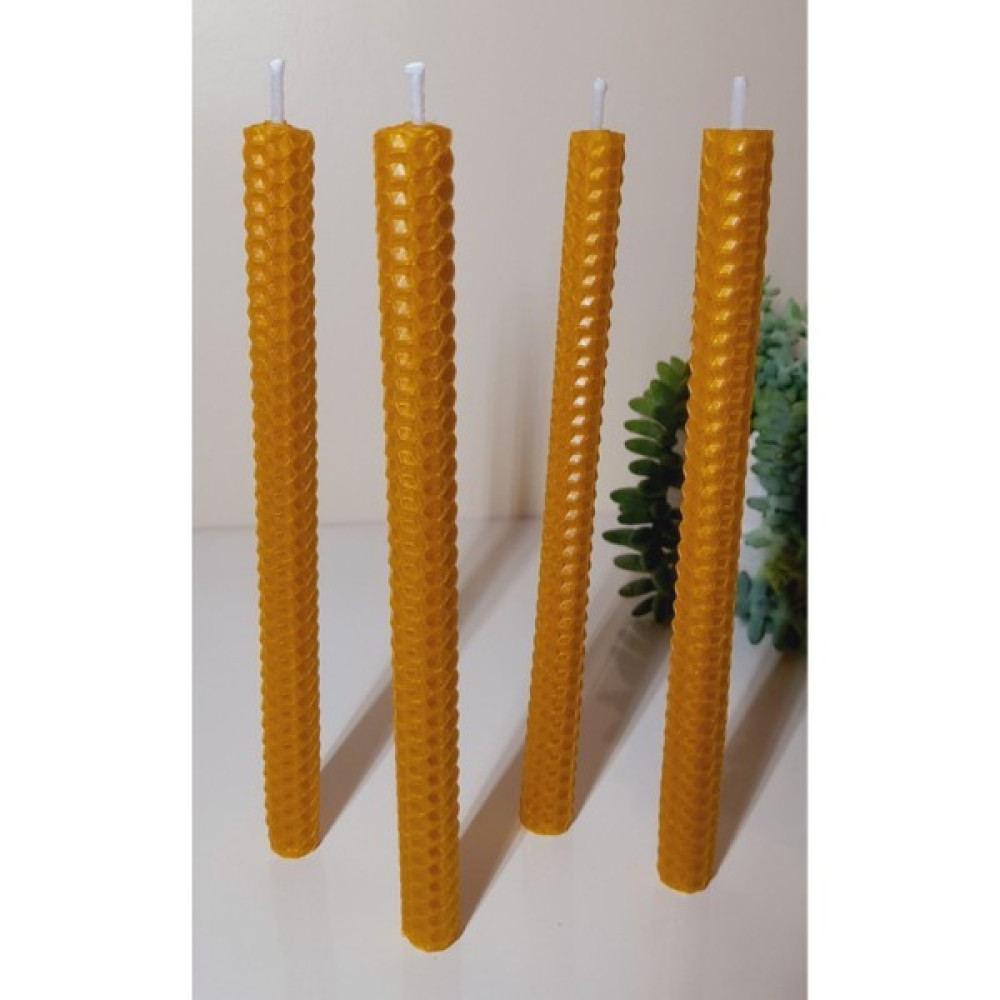 Nihi Farm Bal Mumu, %100 Doğal El Yapımı Bal Mumu,kokulu Mum Seti,mum, 4'lü Set Bal Mumu,pasta Mumu/nha - Renkli Dekoratif Mum Fiyatı