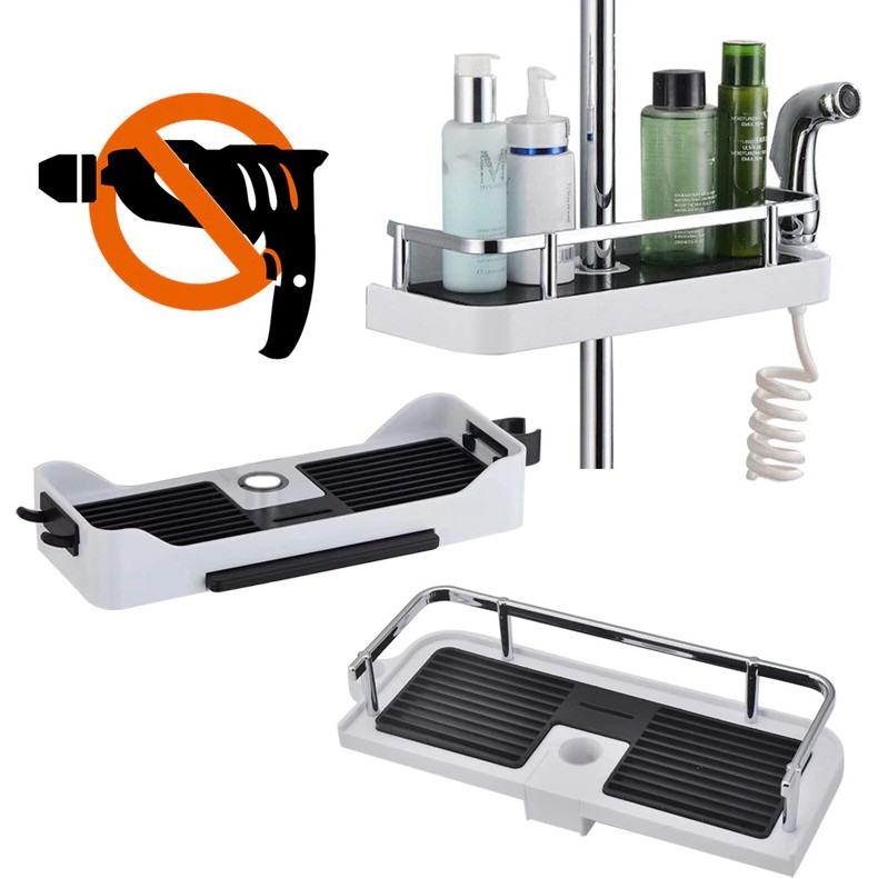 Nihome Banyo Duş Organizer Sabunluk Metalik Korumalı Diğer Fiyatı