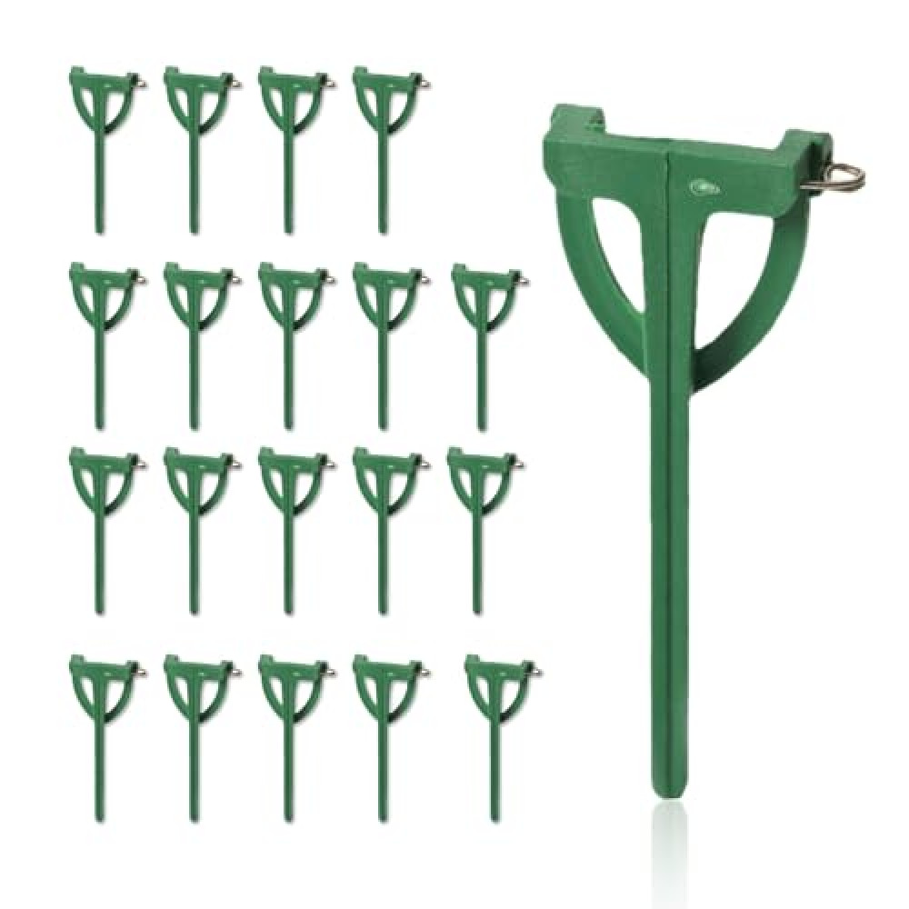NIIIYTYB 20Pcs Boutonniere Pins for Men Corsage Pin Kit Plastic Triangle Safety Pins for DIY Wedding Accessories Corsage Base Supplies for Buttonhole Flowers Button Making Bride Groom Decoration
