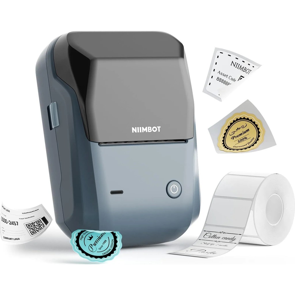 Niimbot B1 Bluetooth Taşınabilir Termal Etiket Yazıcı - Göl Mavisi Yazıcılar Fiyatı
