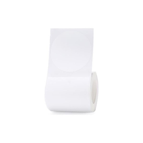 Niimbot T50X50MM 150 Adet Yuvarlak Beyaz Etiket (B1,B21S,B3S) Diğer Fiyatı