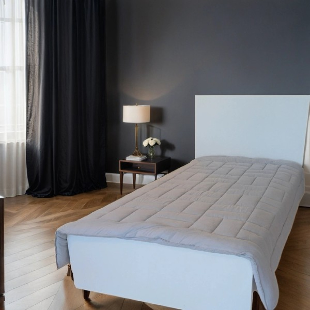 Nikar Home 4 Mevsim Yorgan - 165 x 215 cm - Açık Gri Yorgan Fiyatı