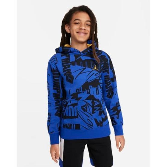 Nike 36B937-B8Y Mavi Dri-Fit Sport Essentials Fz Hoodie Erkek Çocuk Sweatshirt