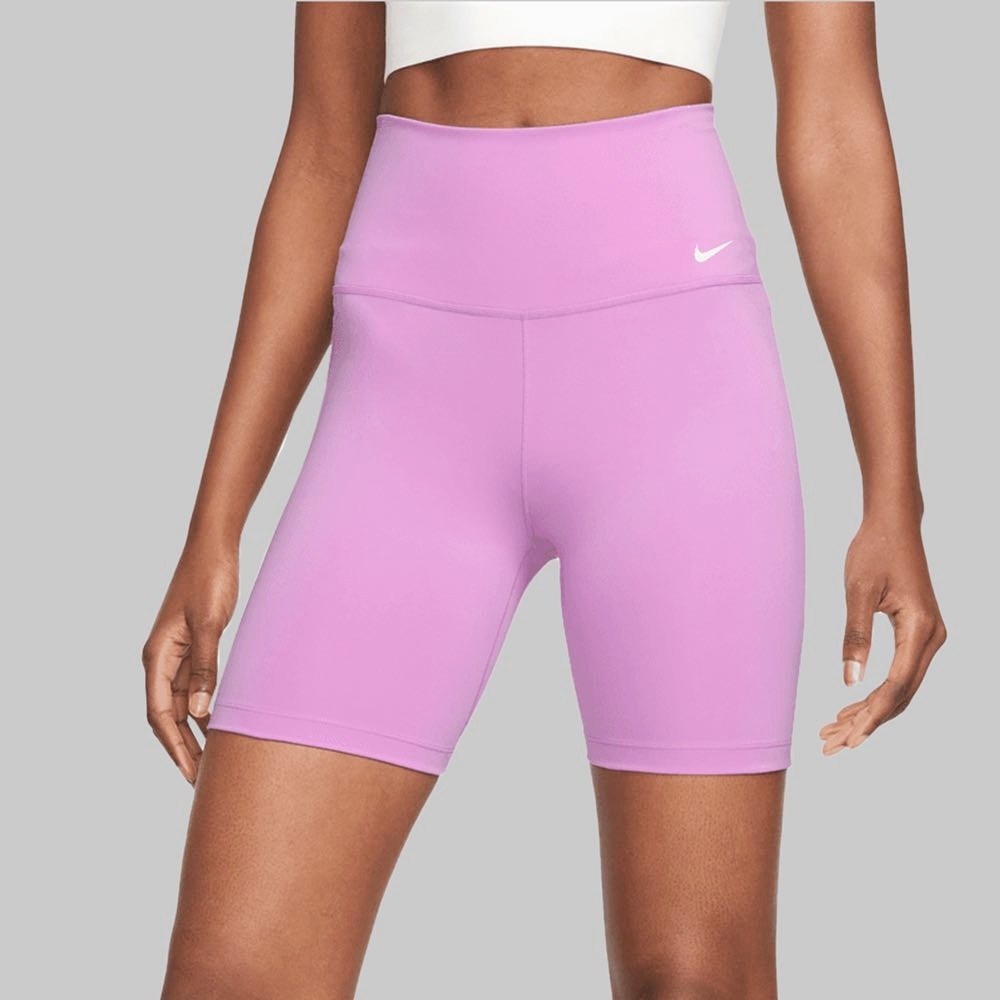 Nike Dri-Fıt One Yüksek Belli 18 cm Kadın Bisiklet Şortu, Kadın Mor Şort Tayt Bayan Şort Fiyatı