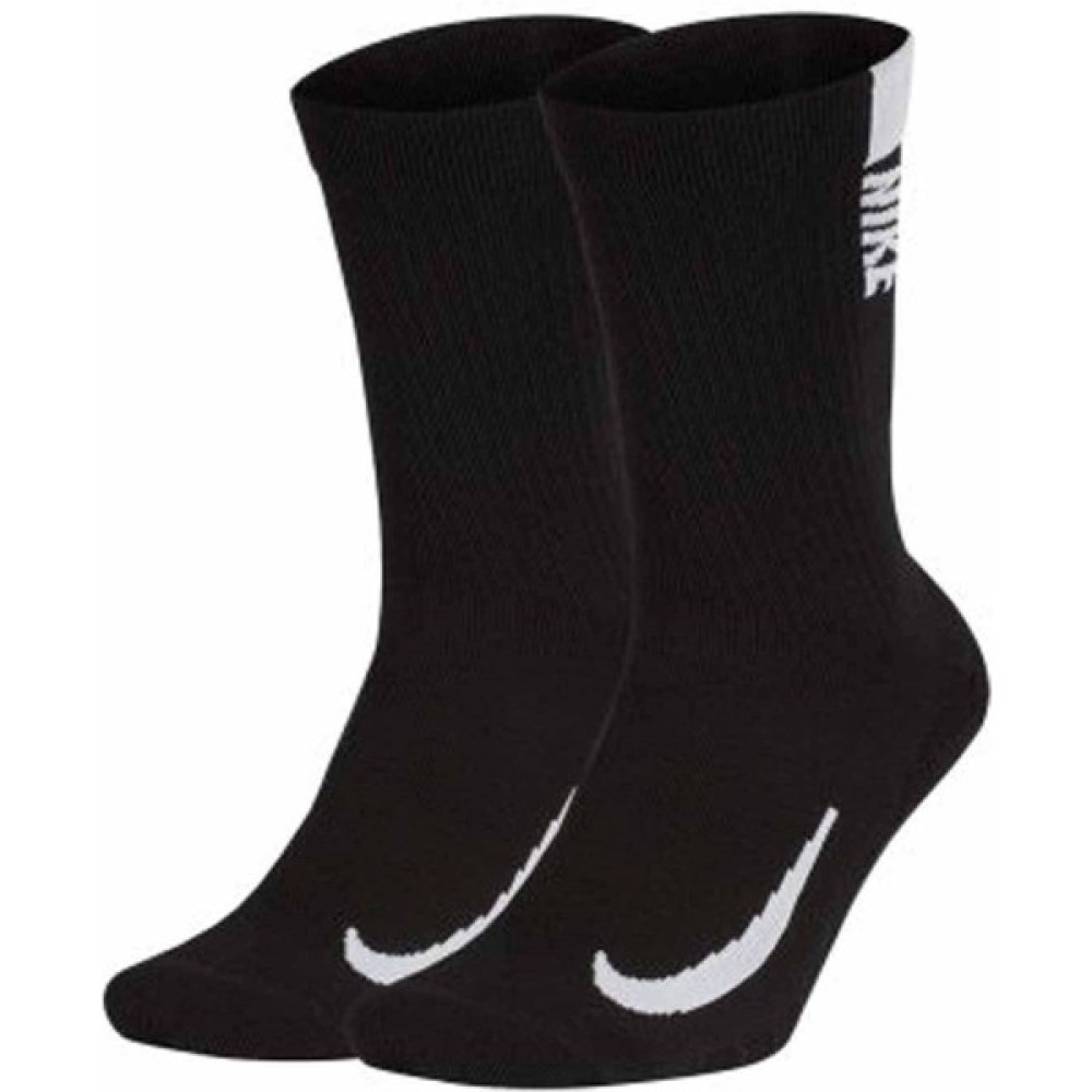 Nike Multiplier Crew Sock (2 Pairs) Unisex Çorap SX7557-010-SIYAH Çorap (Outdoor) Fiyatı