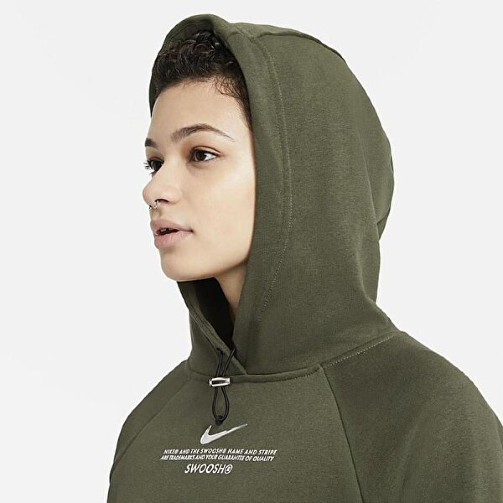 Nike Sportswear Swoosh French Terry Hoodie Kadın SWEATSHIRT-CZ8896-325 T-Shirt & Sweatshirt (Outdoor) Fiyatı