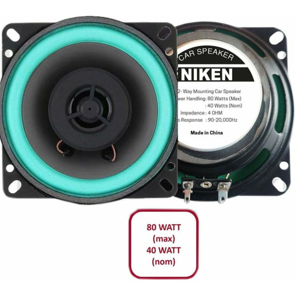 Niken Araç Hoparlörü Kolon 10CM 4inc 80WATT 1 Adet Niken Oto Hoparlörleri & SubWoofer Fiyatı