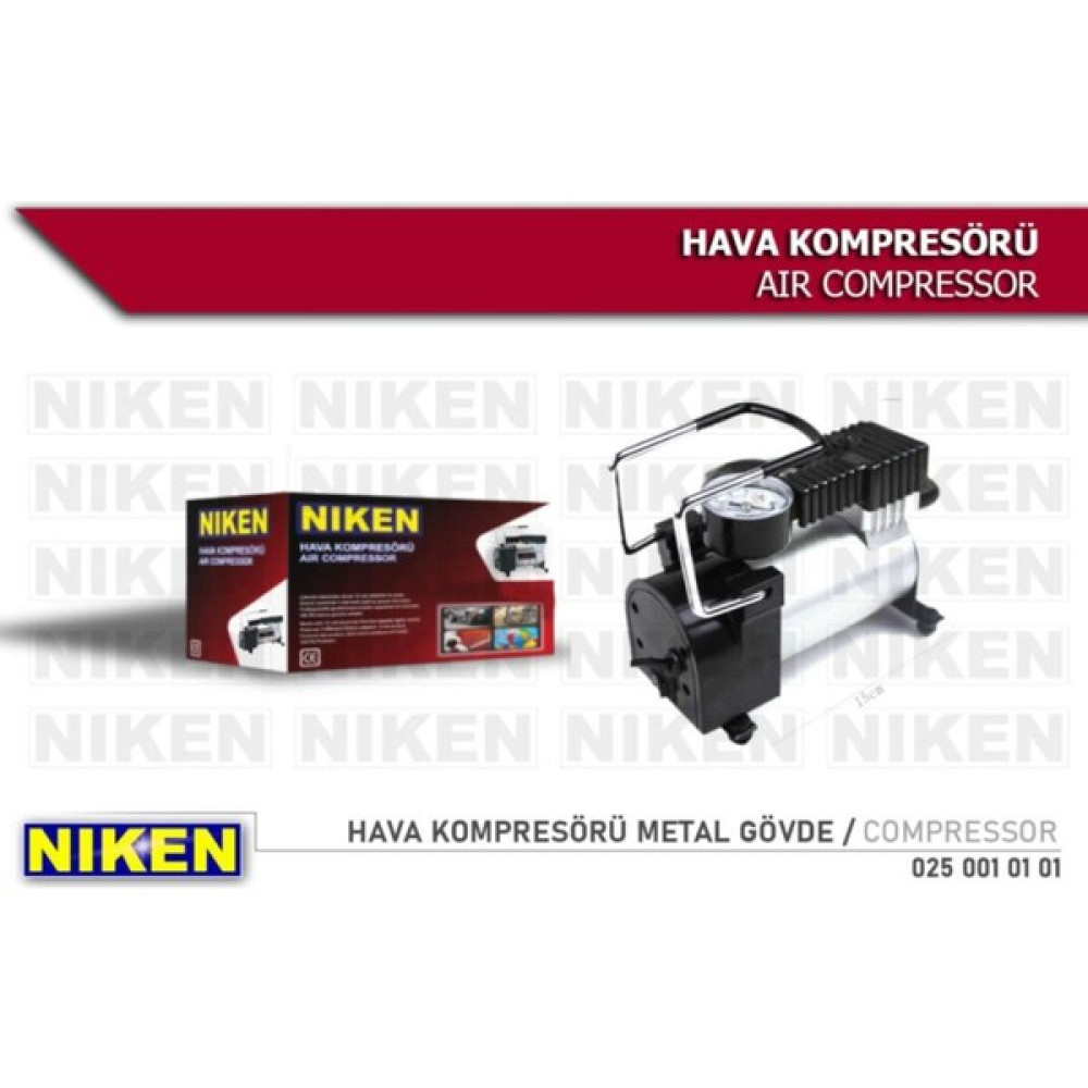 Niken Araç Lastik Hava Kompresörü Metal Gövde Lastikler Fiyatı