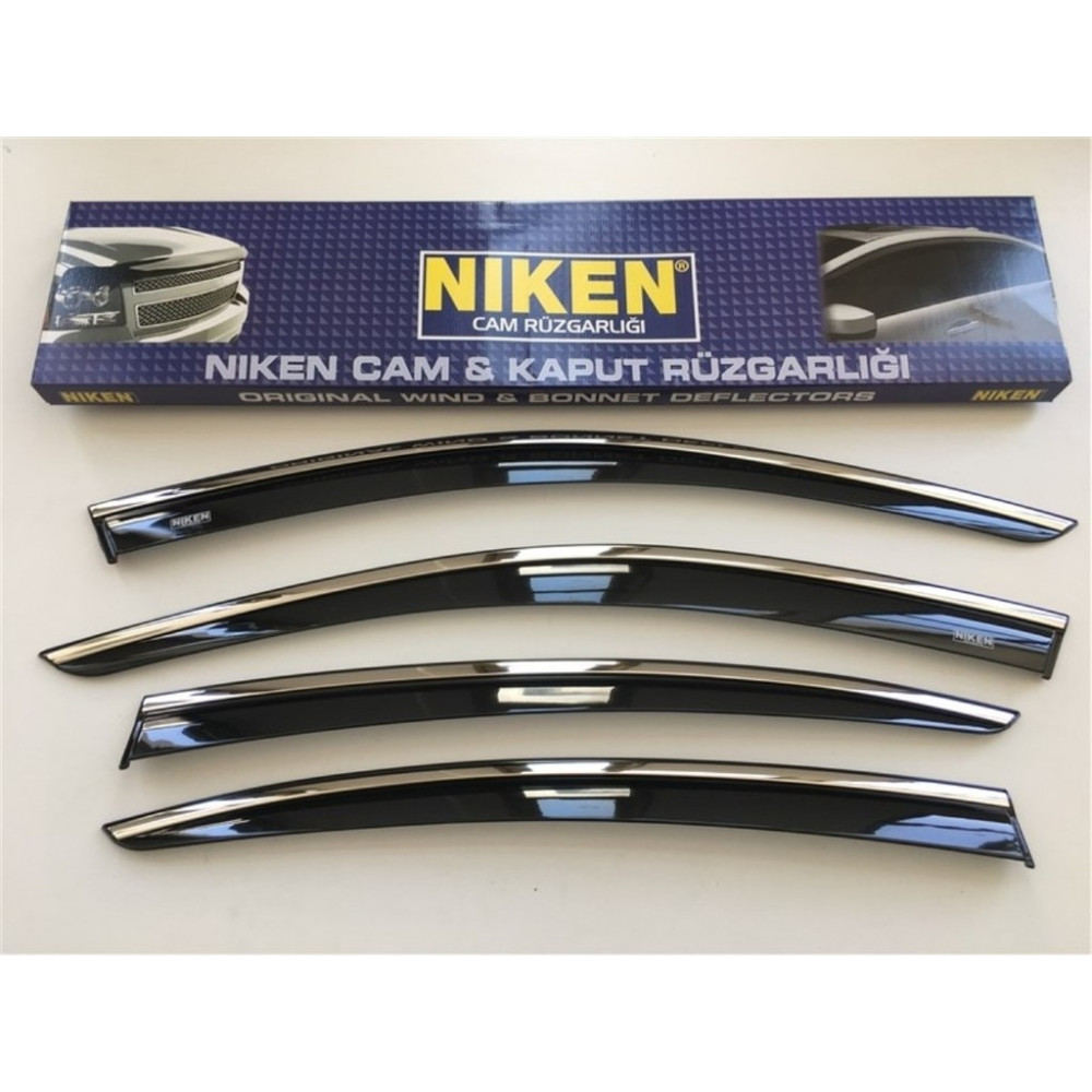 Niken Blueoto Nissan Qashqaı 2007-2013 Kromlu Cam Rüzgarlığı 4'lü Oto Rüzgarlıkları Fiyatı