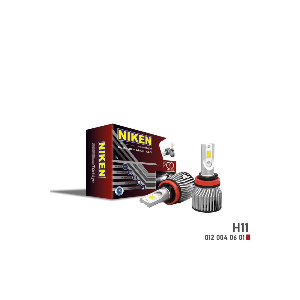 Niken Eco Serisi 12.000 Lümen /h7 / H4 / H11 / H1 / H10 / 9005 / 9006 Led Xenon Far Ampulu Oto Aydınlatma Fiyatı