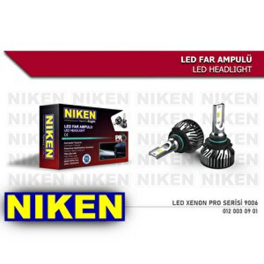 Niken Far Ampulü Led Xenon Pro Serisi 9006 Led Aydınlatmalar Fiyatı