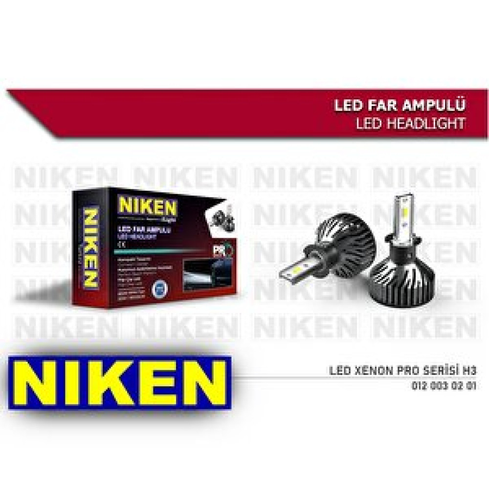 Niken Far Ampulü Led Xenon Pro Serisi H3 Trafik Malzemeleri Fiyatı