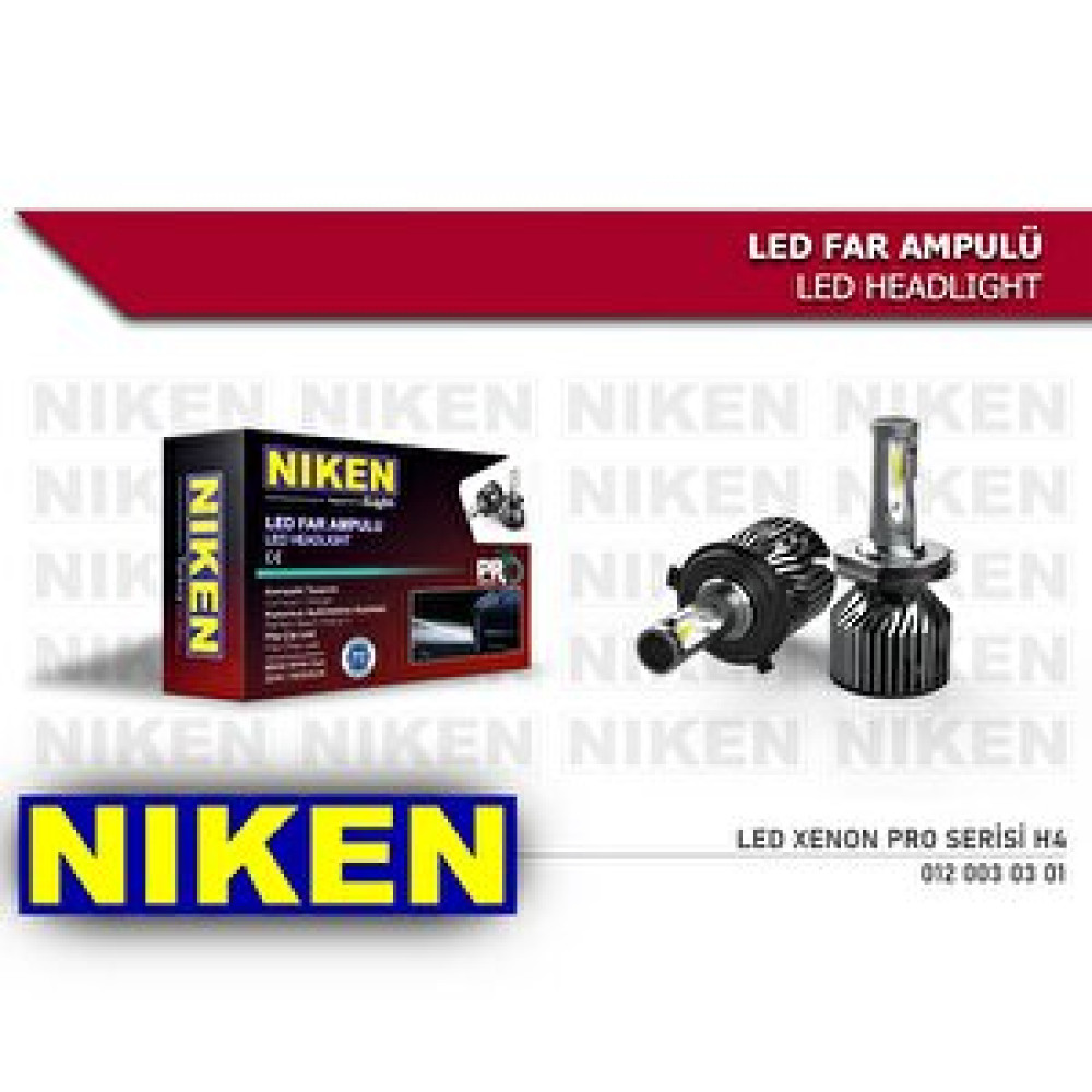 Niken Far Ampulü Led Xenon Pro Serisi H4 Trafik Malzemeleri Fiyatı