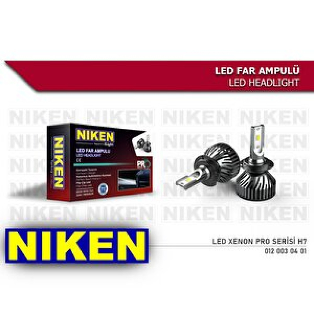 Niken Far Ampulü Led Xenon Pro Serisi H7 Trafik Malzemeleri Fiyatı